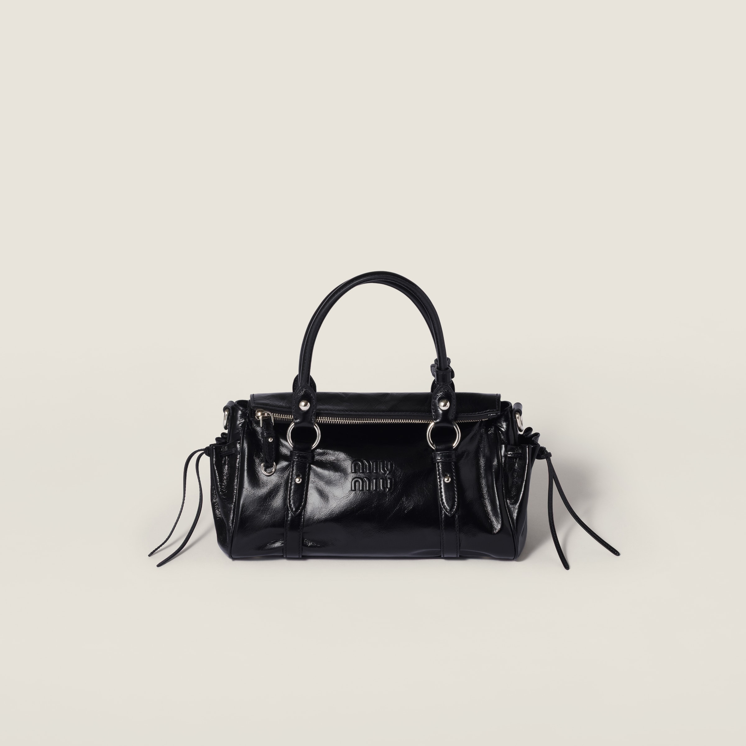 Glossy leather handbag from Miu Miu - $2,990