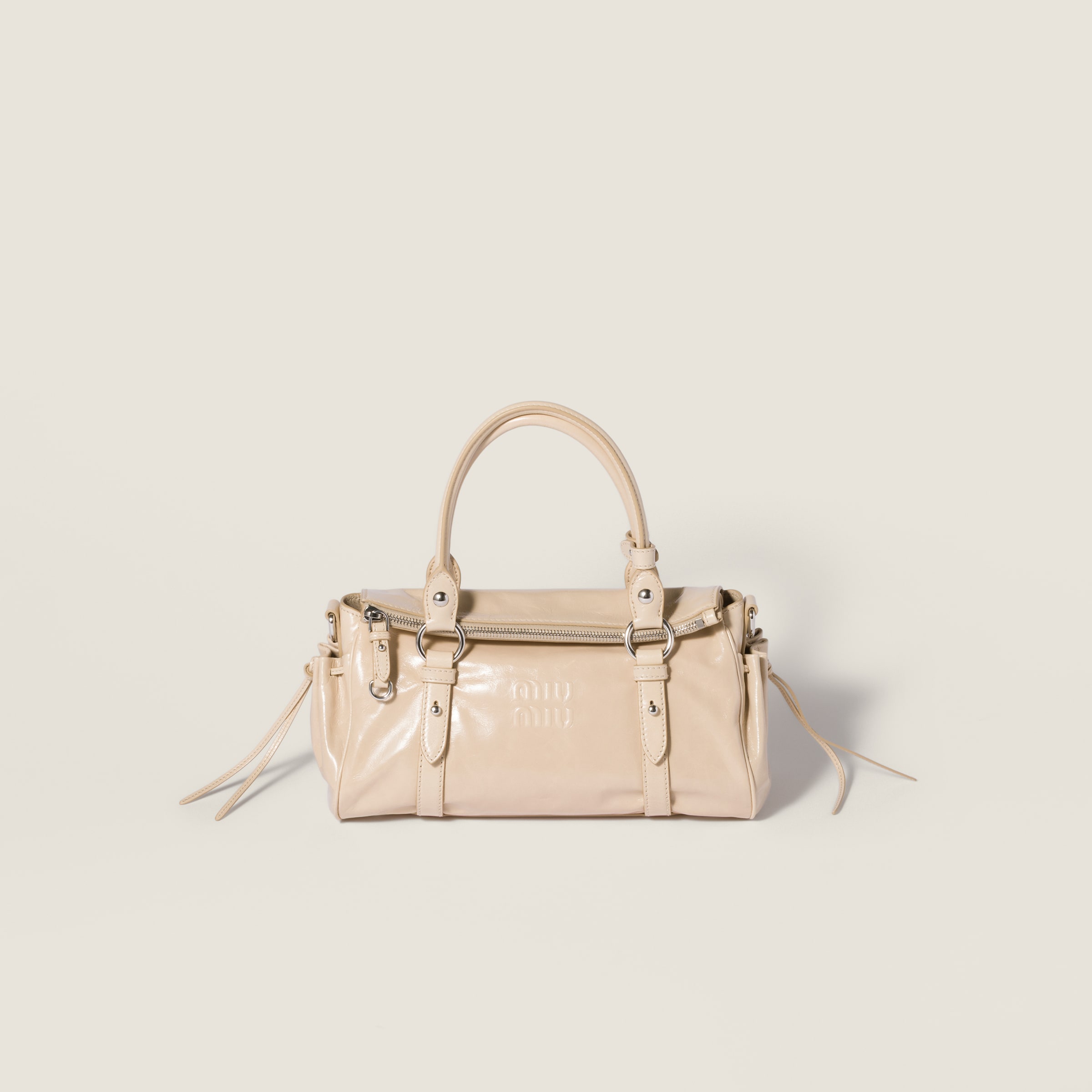 Glossy leather handbag from Miu Miu - $2,990