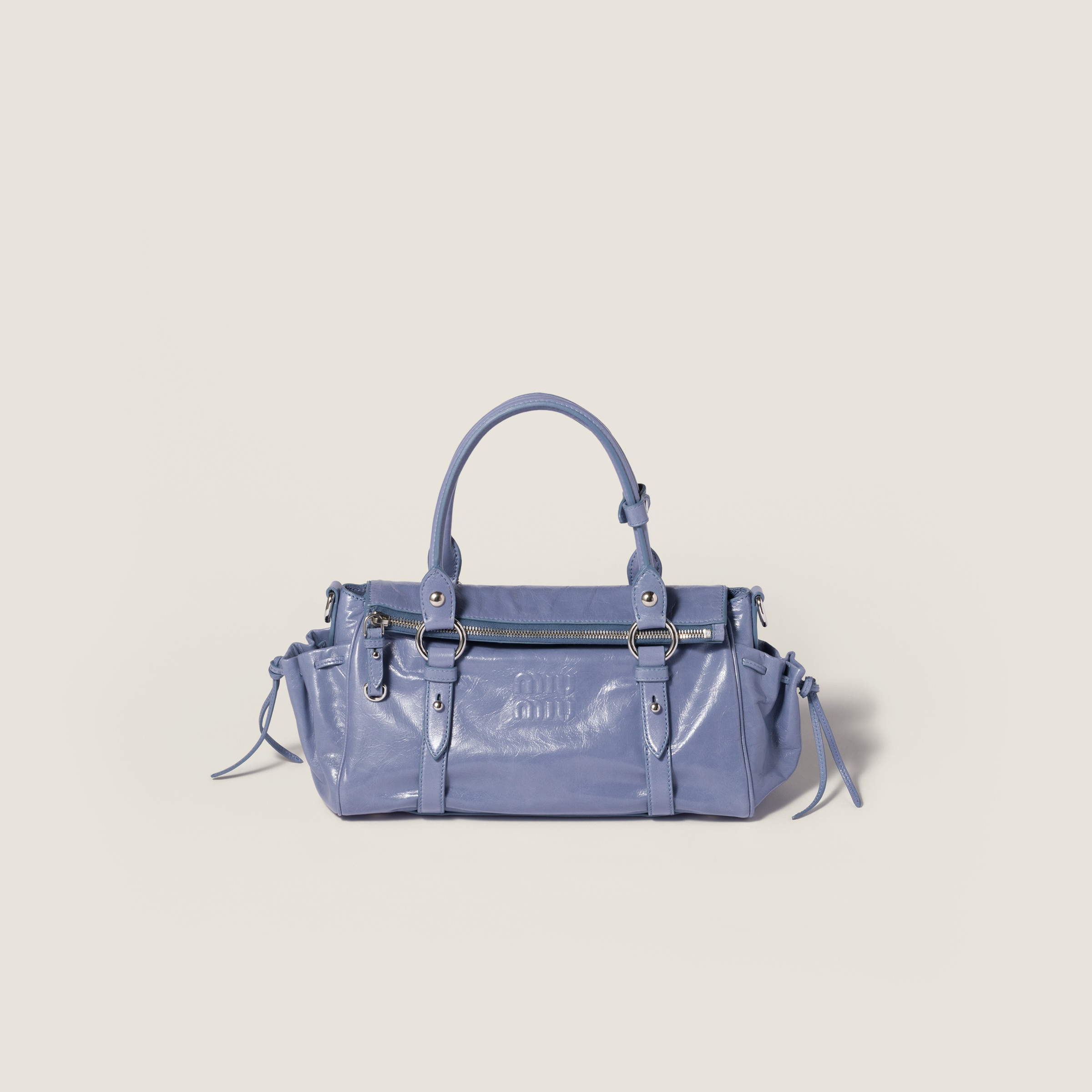 Glossy leather handbag from Miu Miu - $2,990