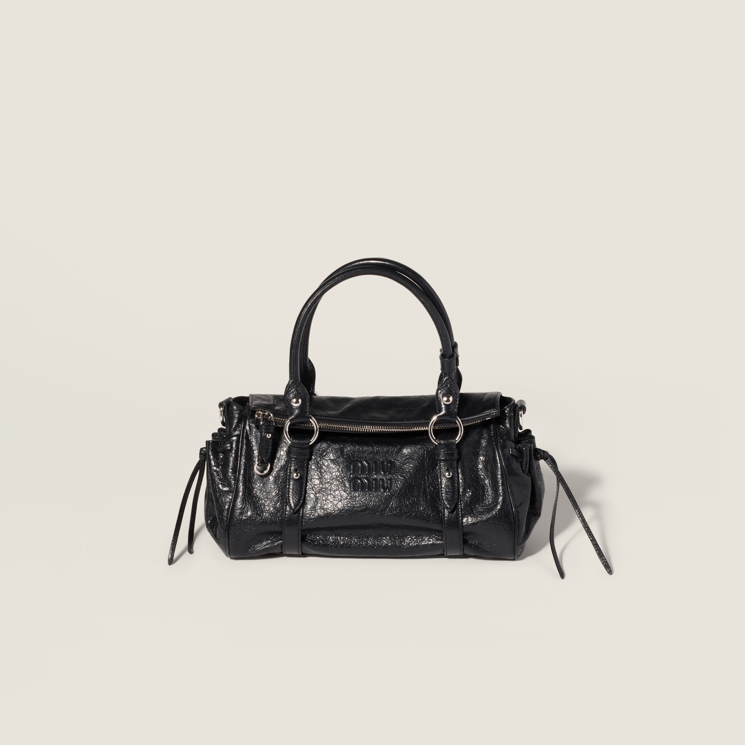 Nappa leather handbag