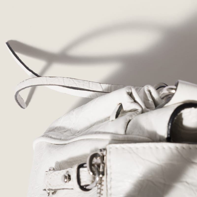 Nappa leather handbag