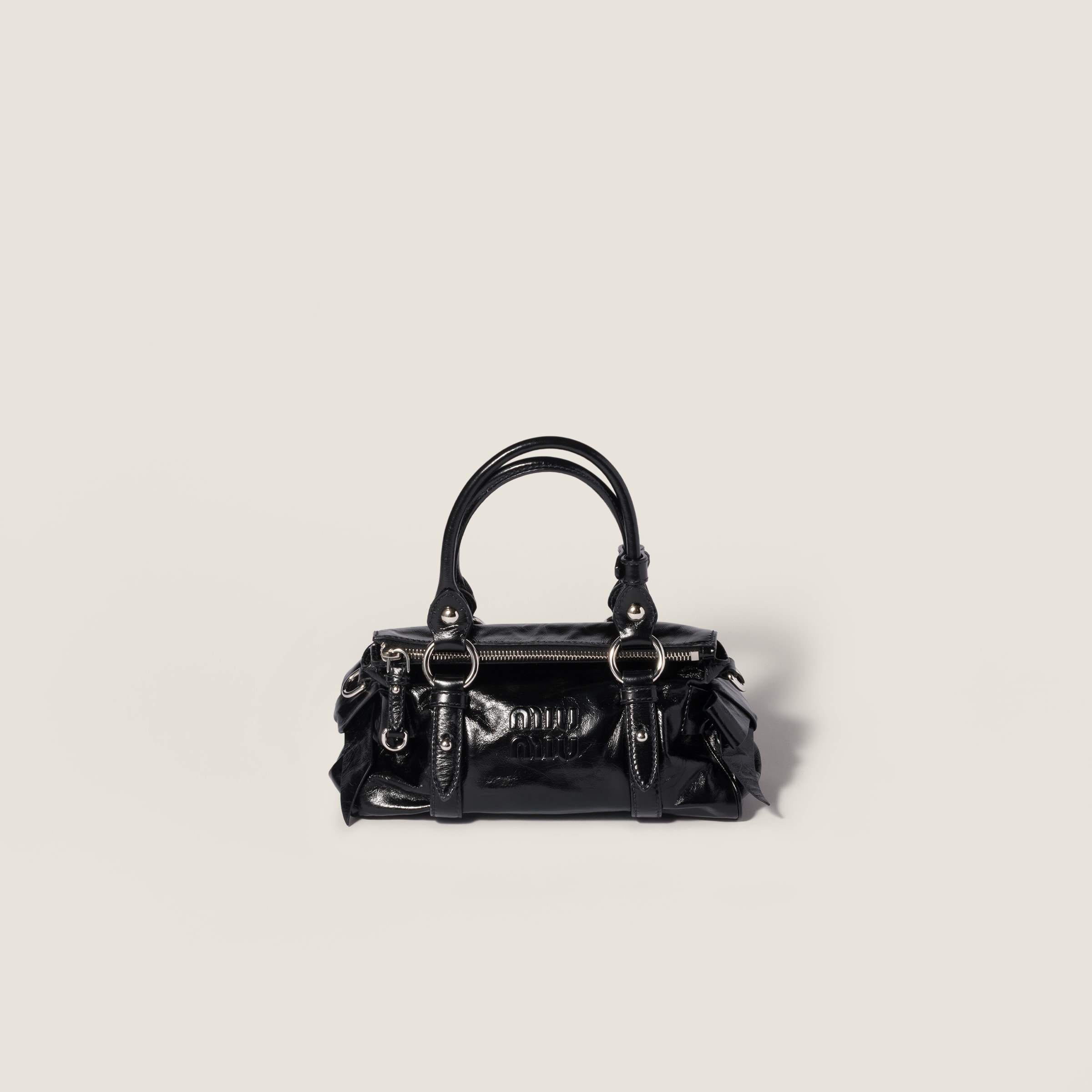 Shiny leather handbag from Miu Miu - $3,100