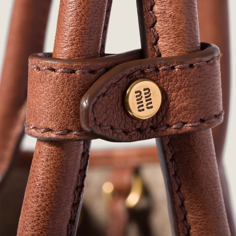 Ivy wool and leather bag