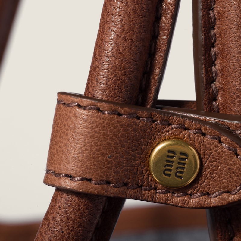 Ivy wool and leather bag