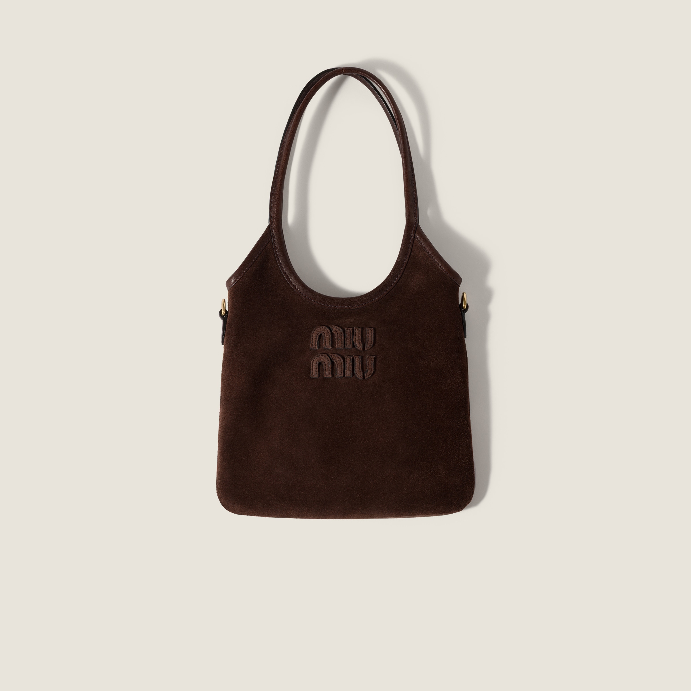 Miu Miu Ivy suede handbag