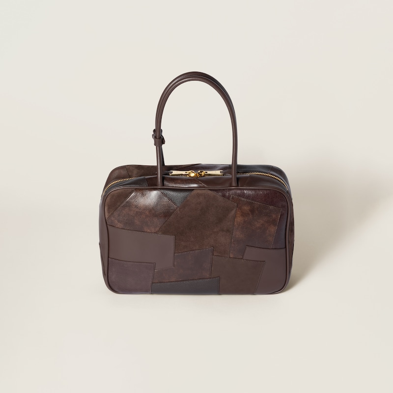 Leather patchwork Beau bag