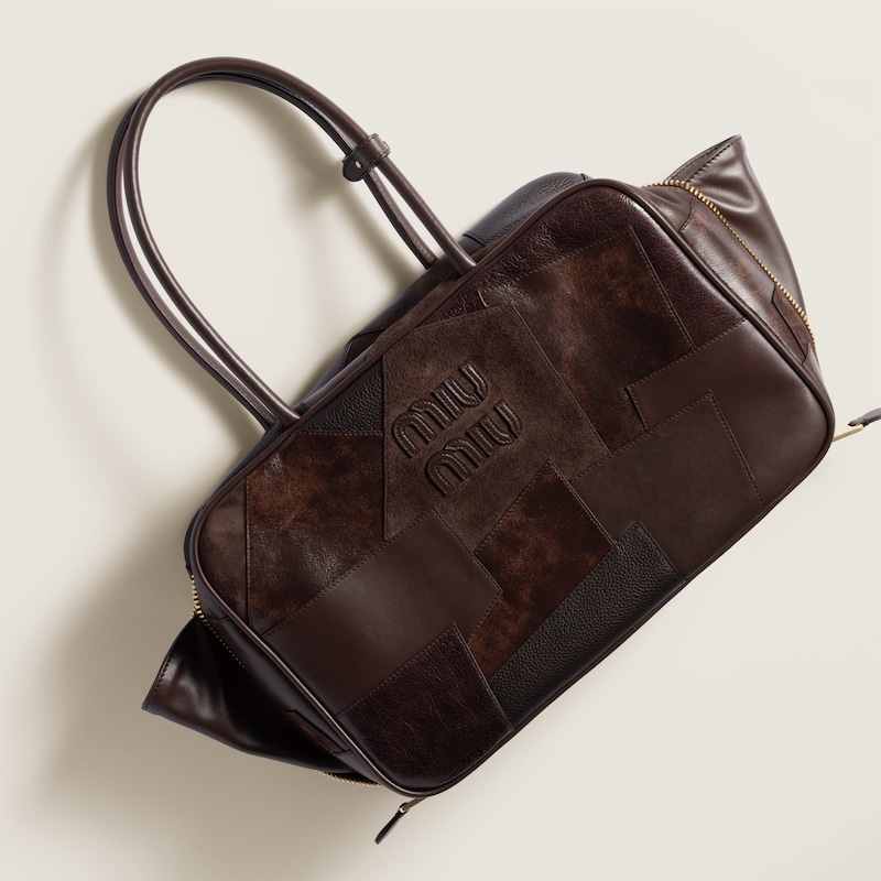 Leather patchwork Beau bag