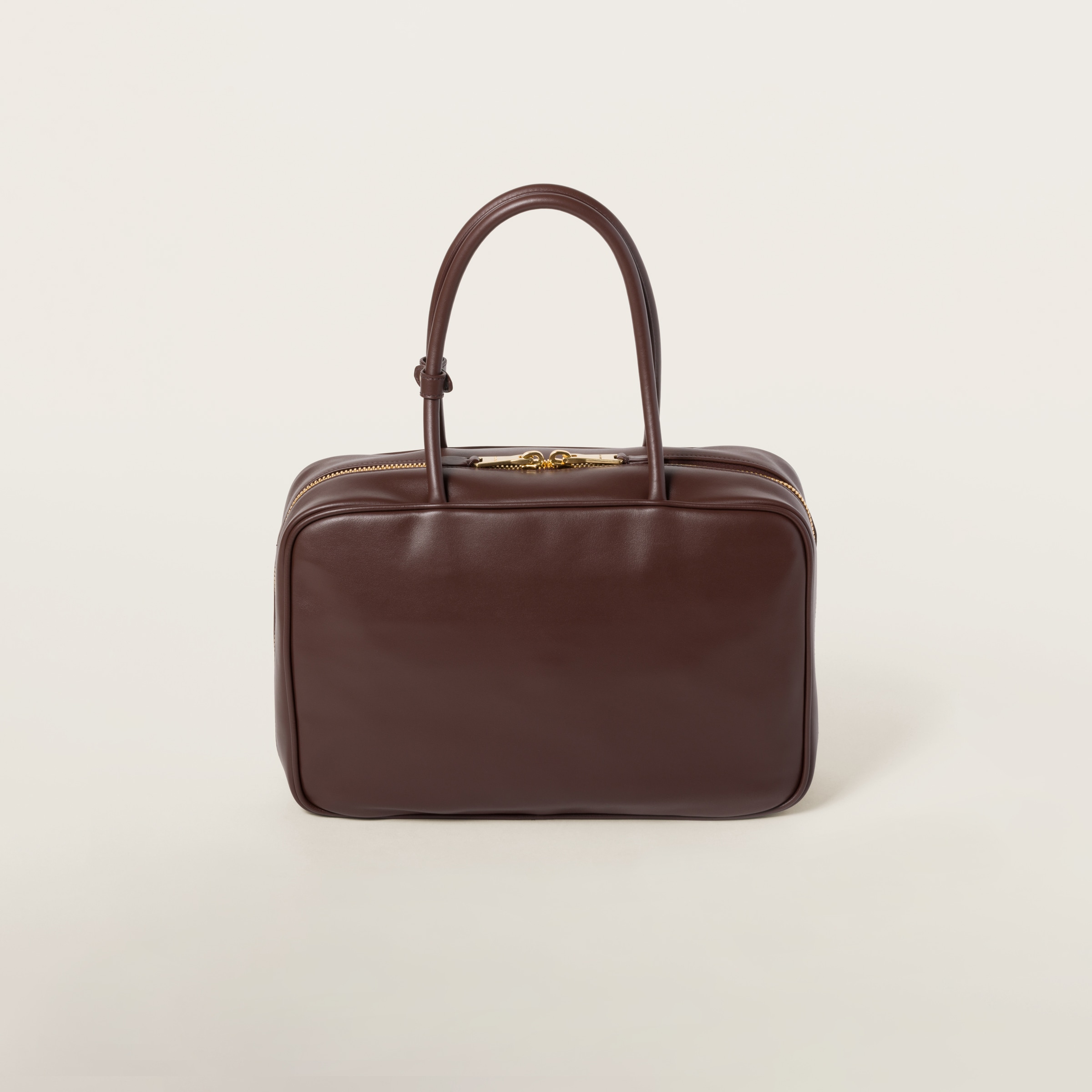 Miu Miu Beau ハンドバッグ | ブラウン | FARFETCH JP