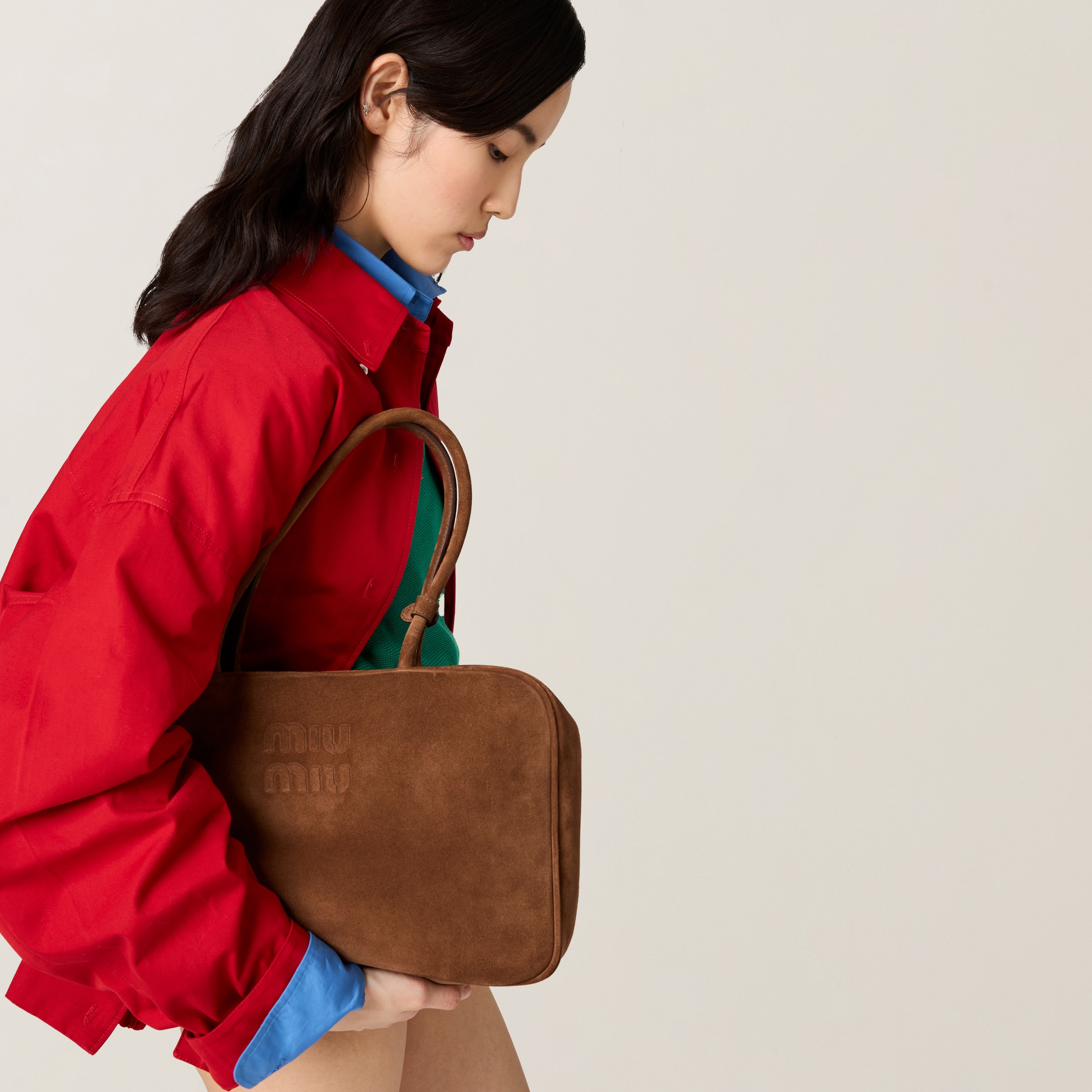99AW アーカイブ MIUMIU ボディーバッグ スエード きら