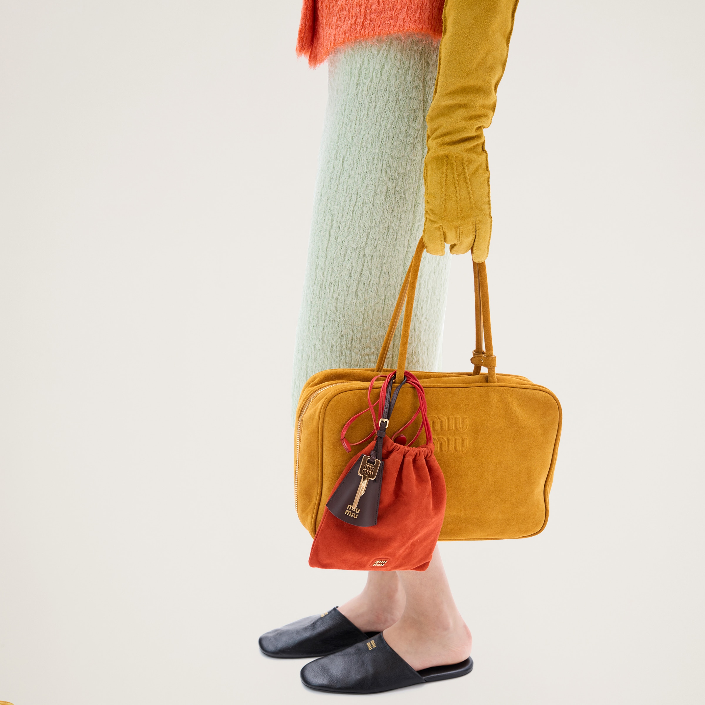 Suede Beau bag - Collection Collections | Miu Miu