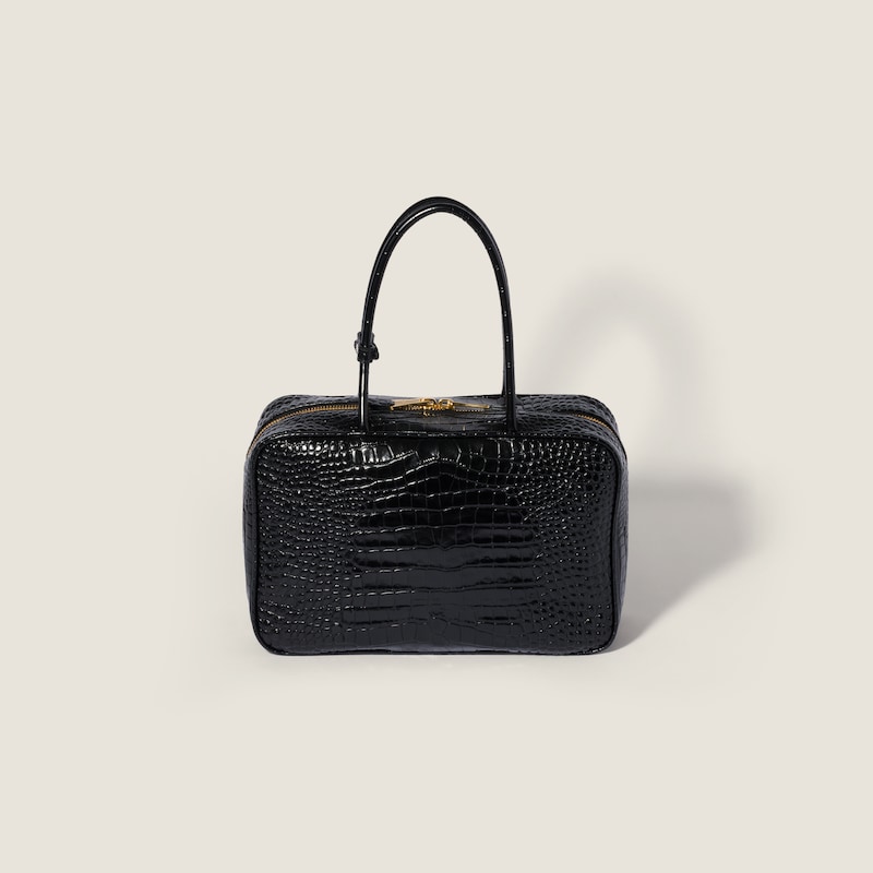 Sac Beau en cuir embossé crocodile
