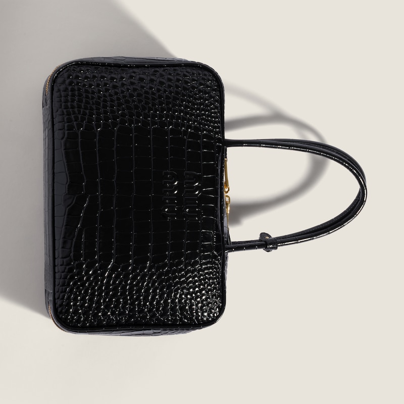 Sac Beau en cuir embossé crocodile