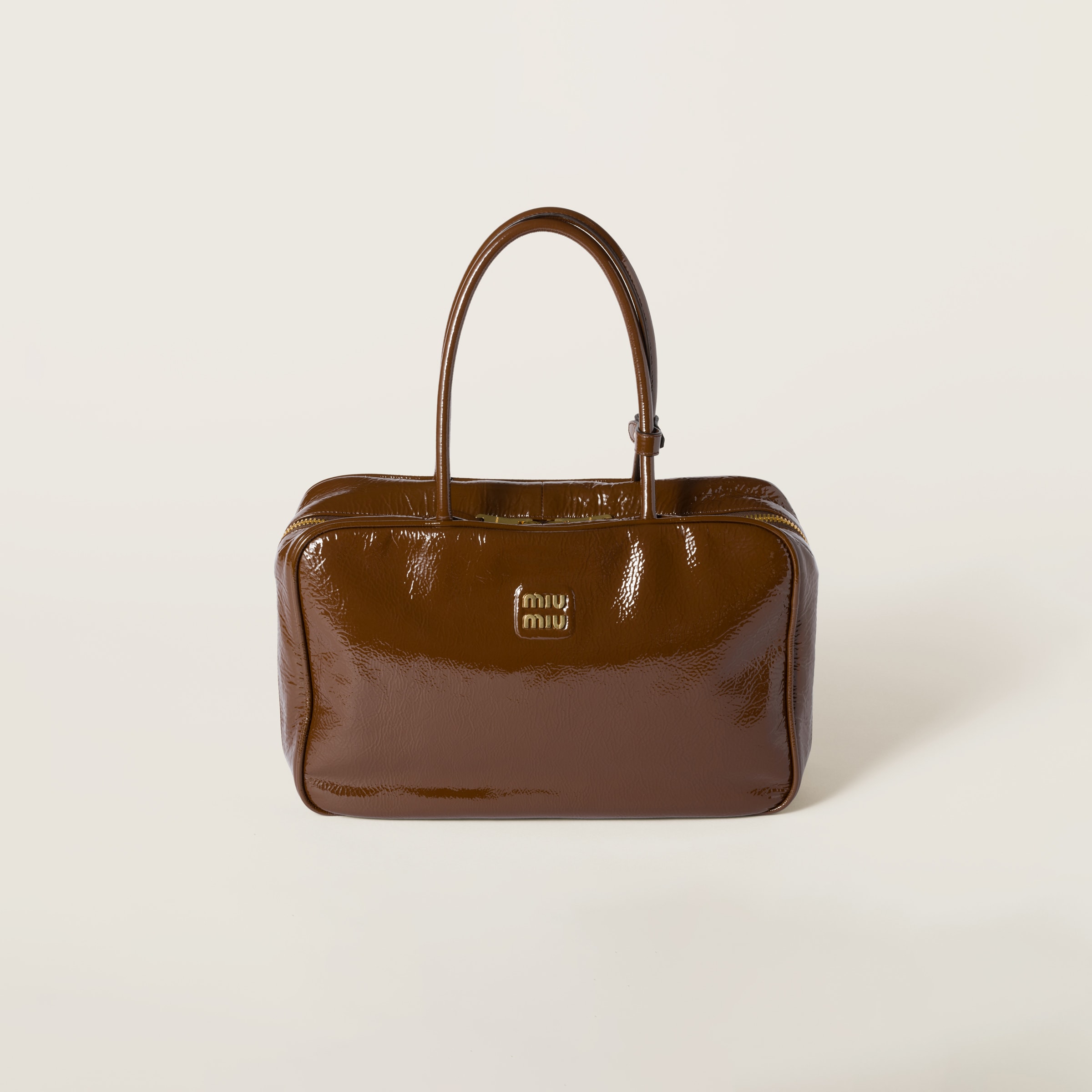 Palisander Beau Naplak Patent Leather Bag | Miu Miu Palisander Beau Naplak Patent Leather Bag | Miu Miu