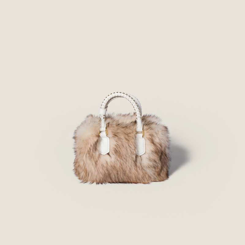 Arcadie shearling and leather bag