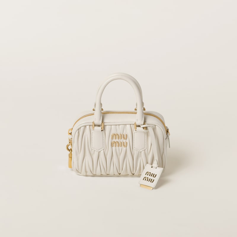 Arkady Matelassé Nappa Leather Bag