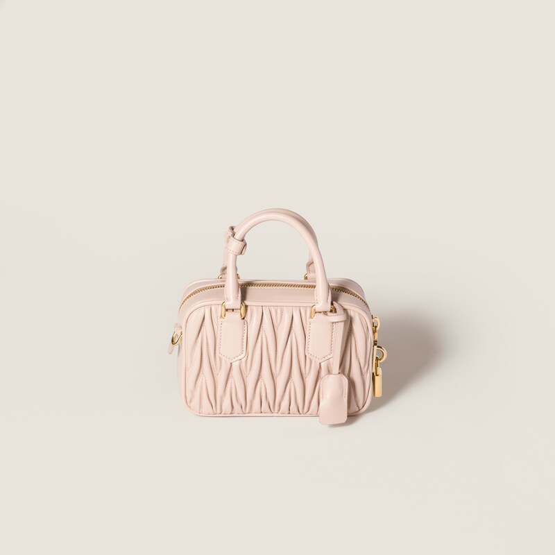 Arcadie Matelassé nappa leather bag