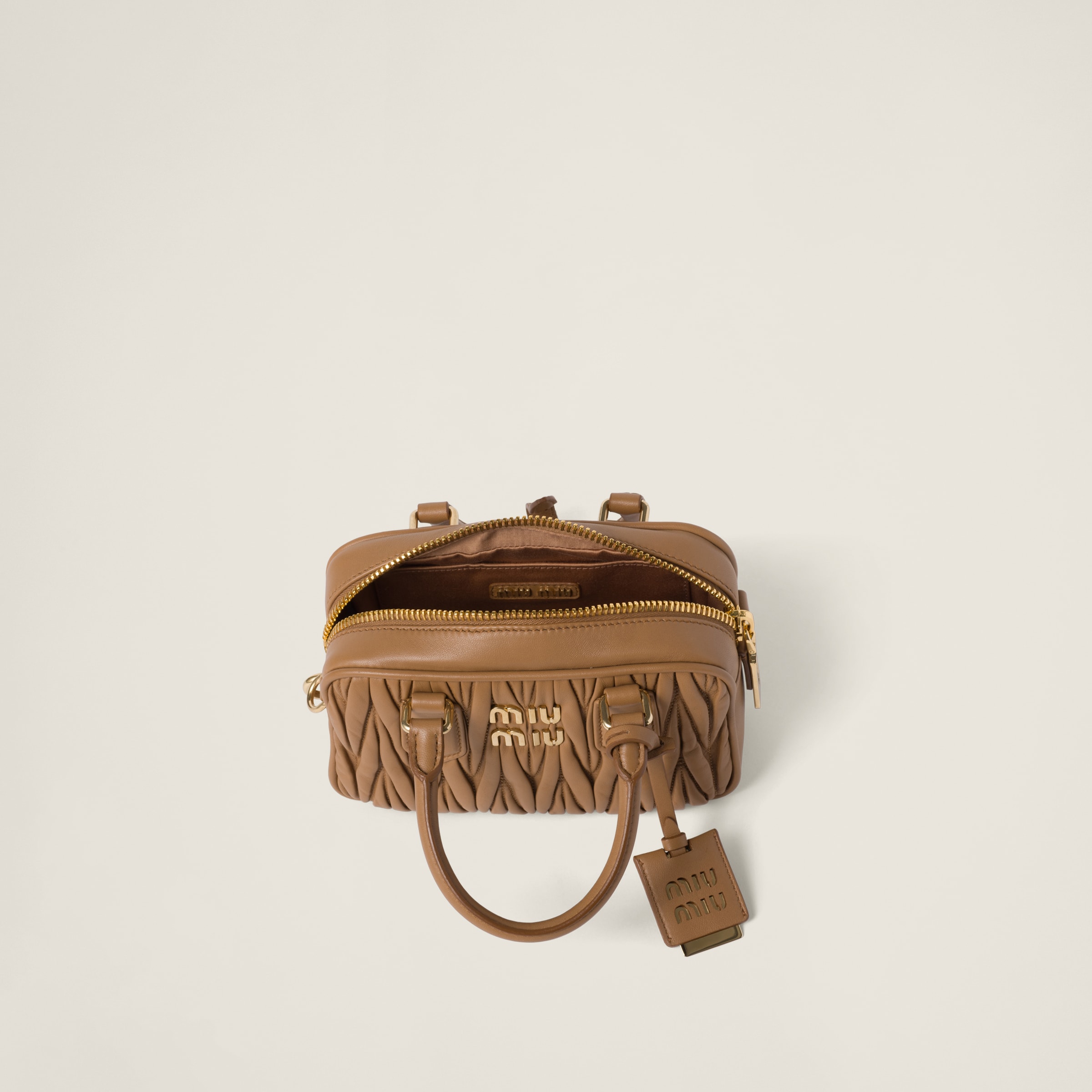Miu Miu Arcadie Matelassé Nappa Leather Bag