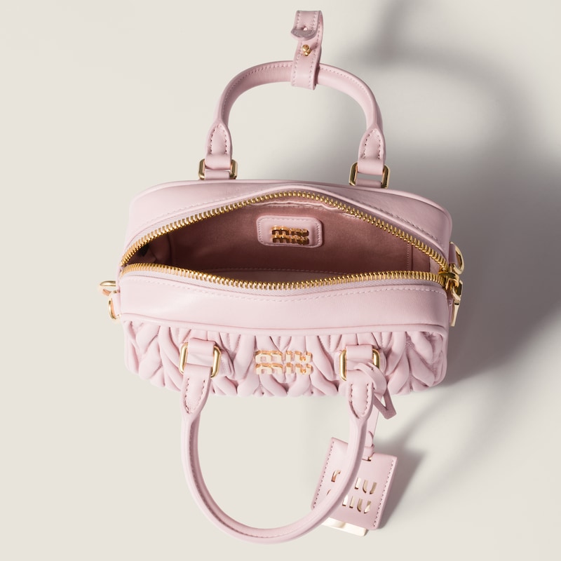 Arcadie Matelassé nappa leather bag