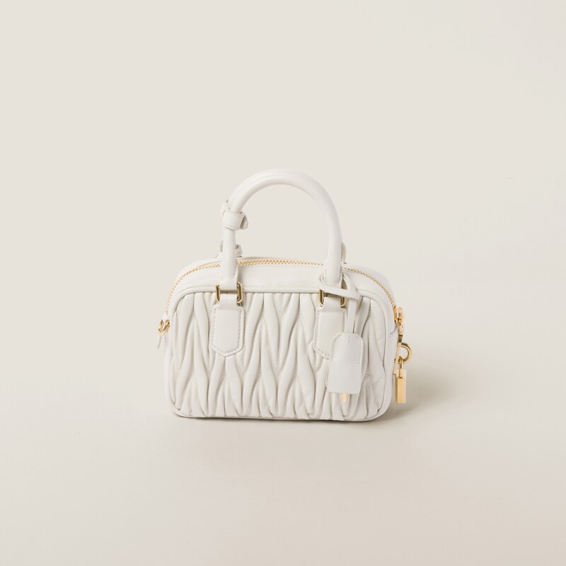 ARCADIE 23 BAG IN WHITE LAMBSKIN