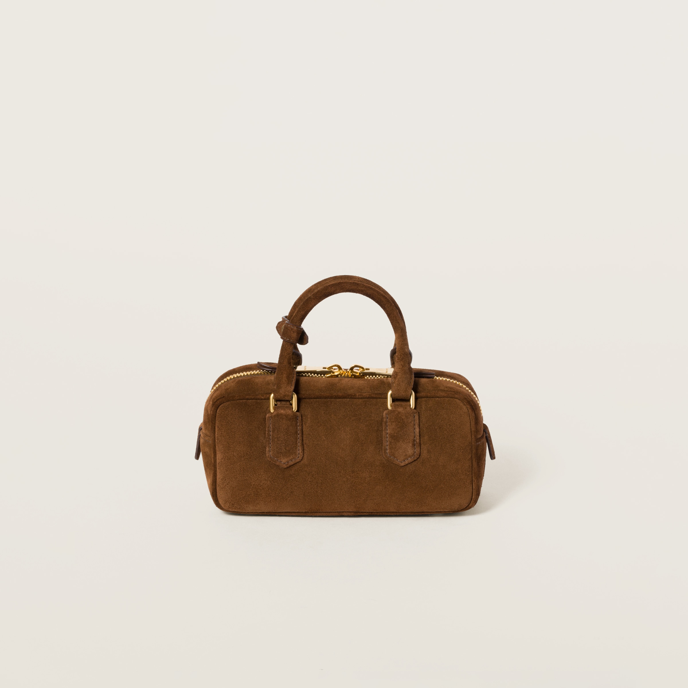 ARCADIE BAG 19 IN TAMARIND BROWN SHINY CALFSKIN