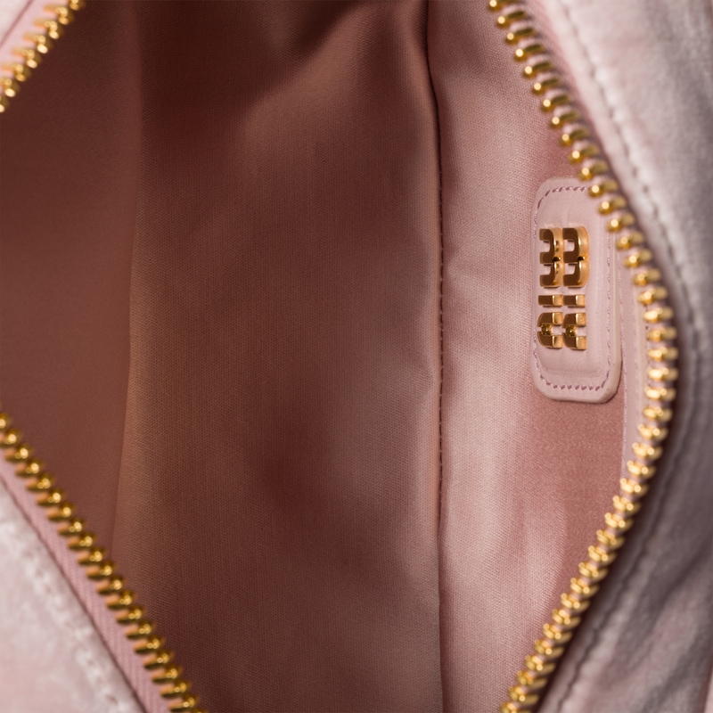 Arcadie Matelassé velvet bag