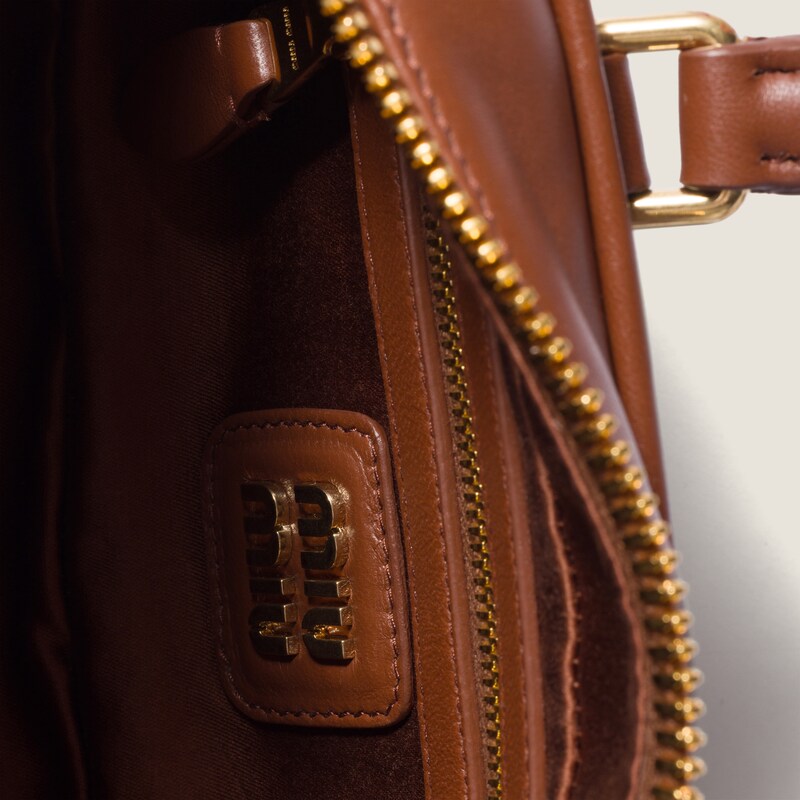 Arcadie embroidered nappa leather bag