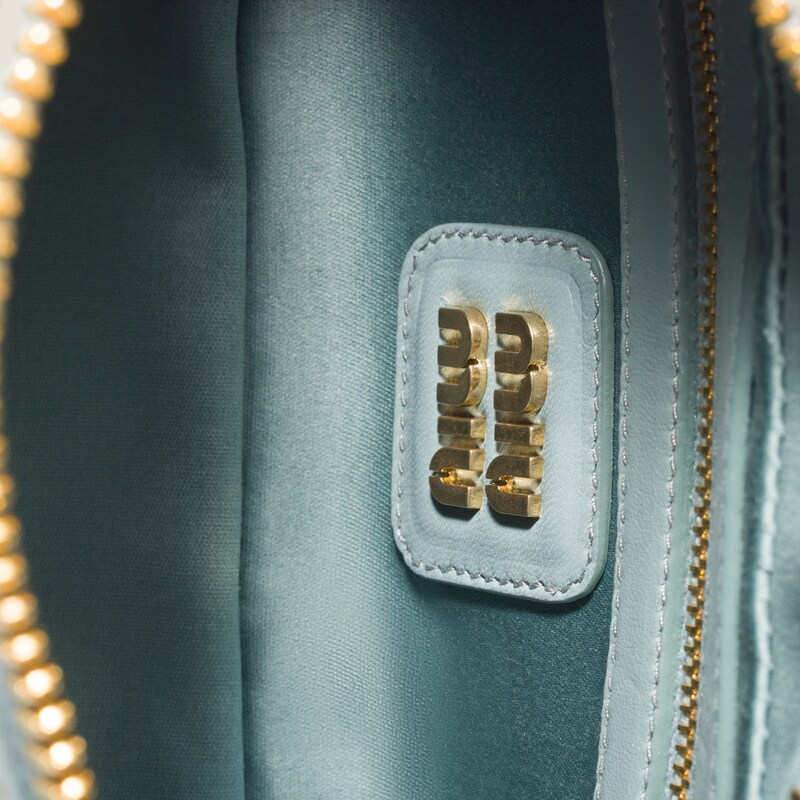 Arcadie embroidered nappa leather bag