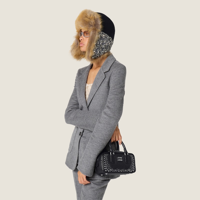 Arcadie studded leather bag
