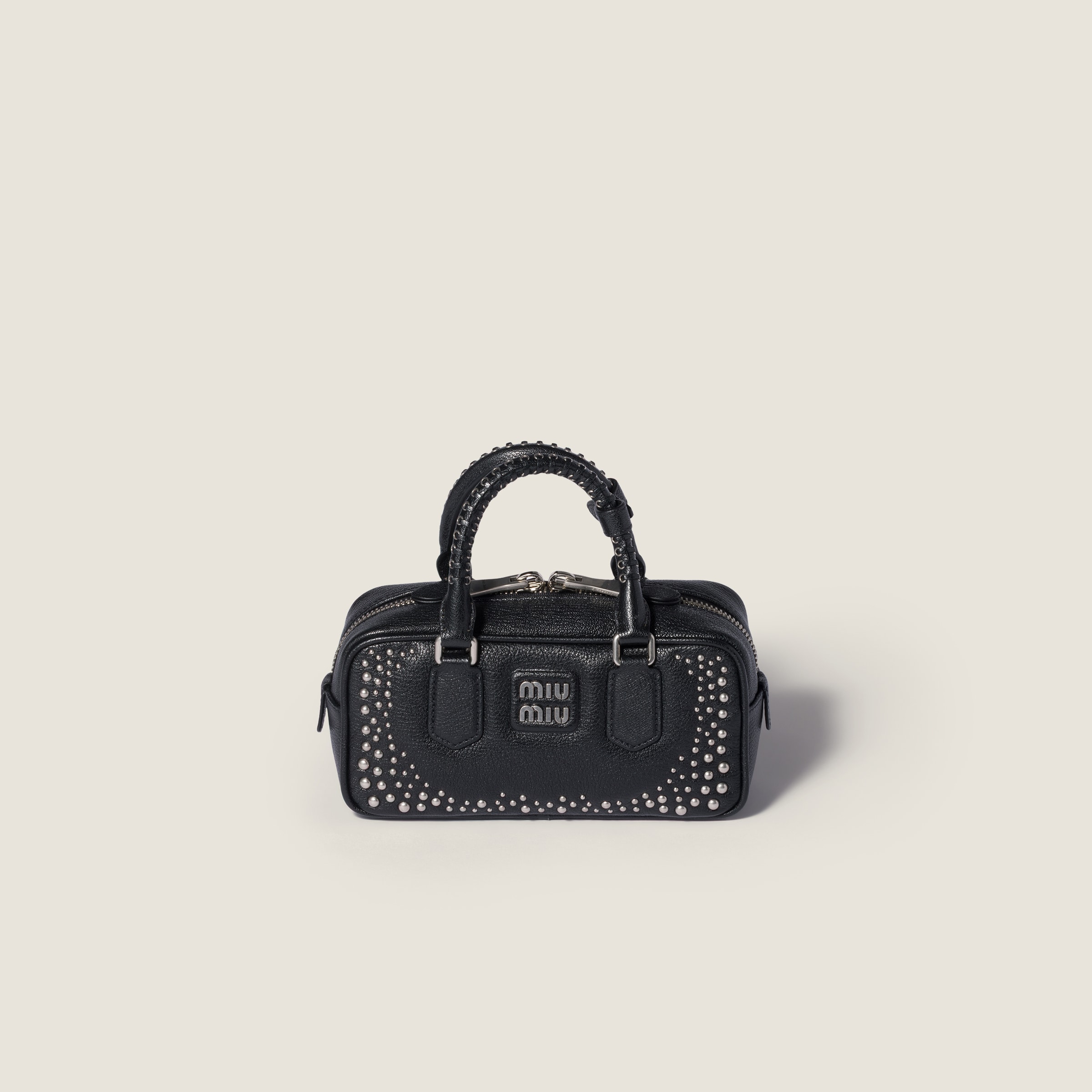 Miu Miu Arcadie studded leather bag