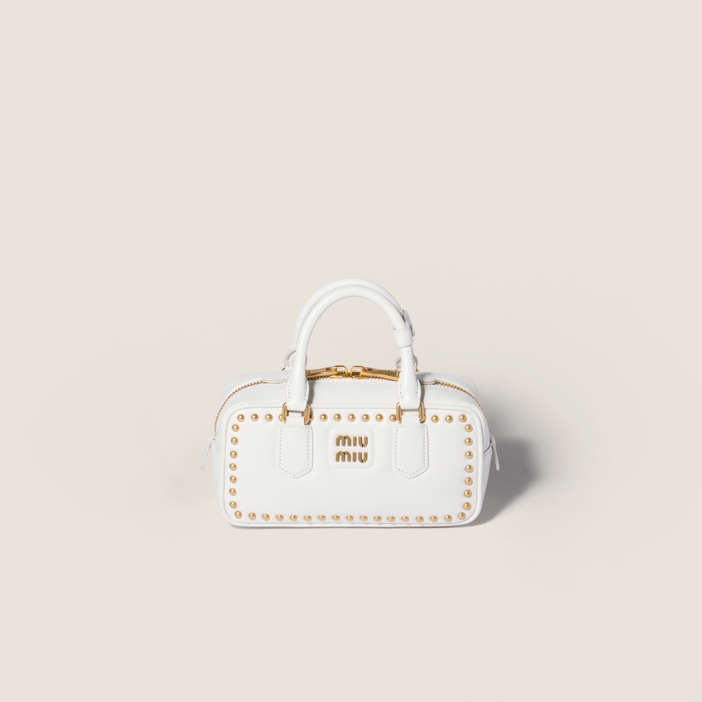 Miu Miu Arcadie studded leather bag