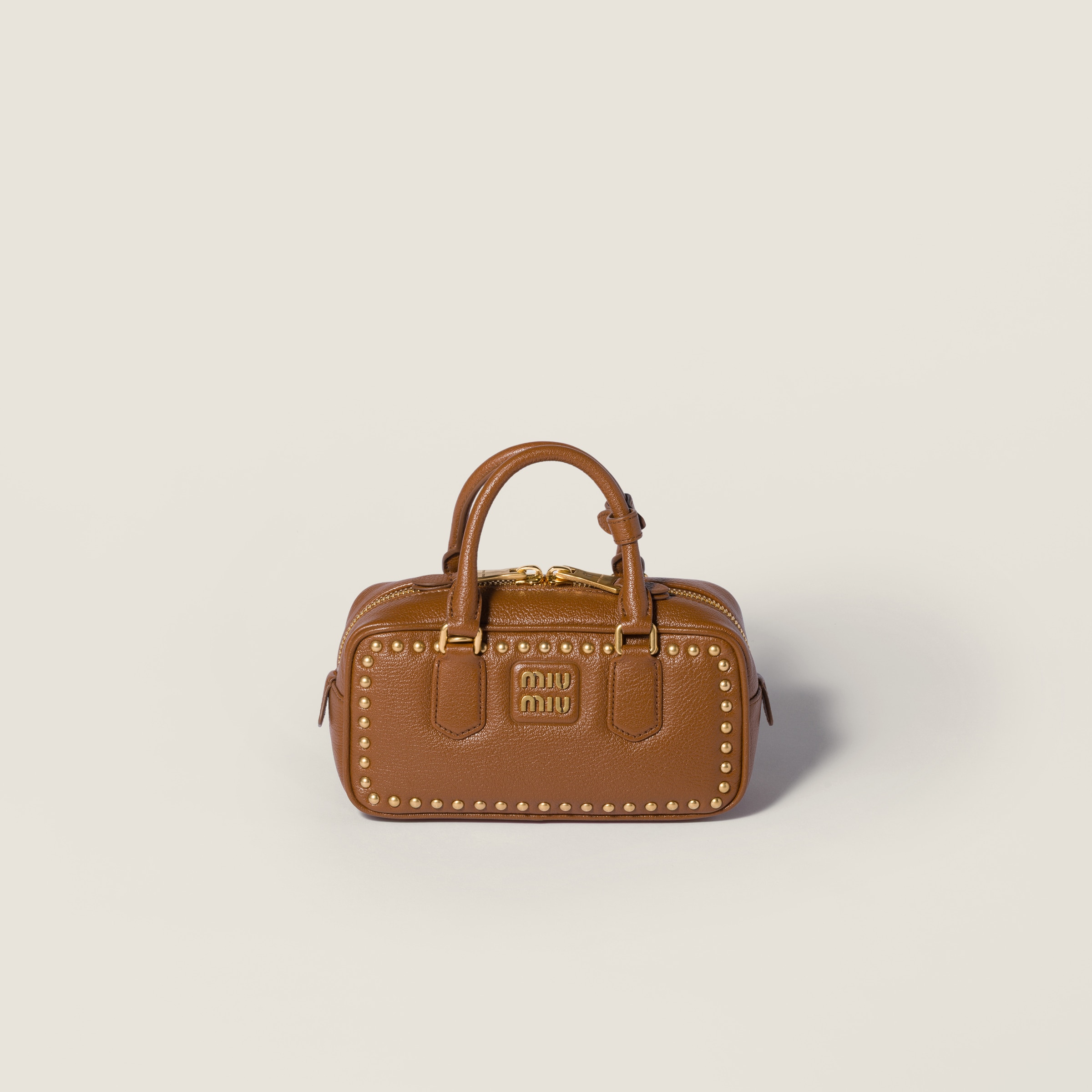 Miu Miu Arcadie studded leather bag