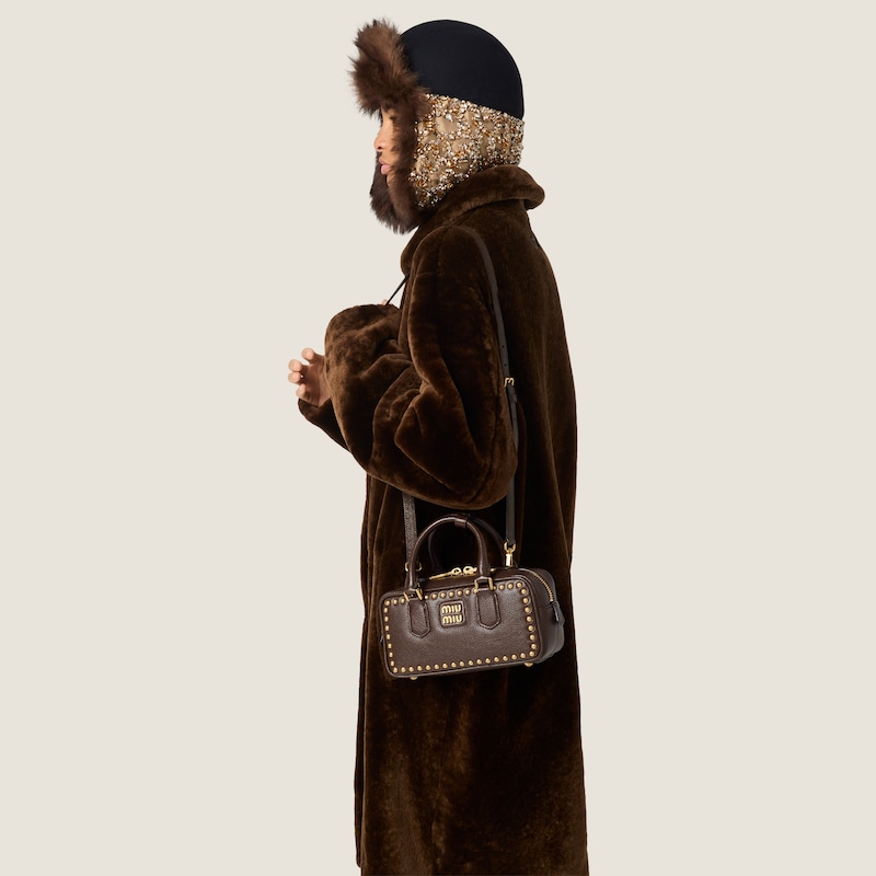 Sac Arcadie en cuir clouté