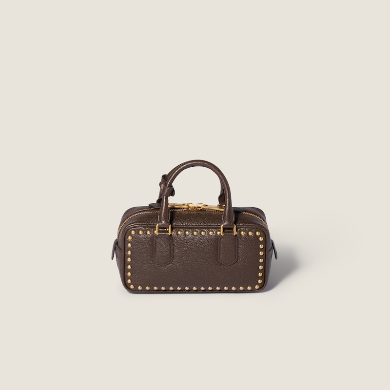 Sac Arcadie en cuir clouté
