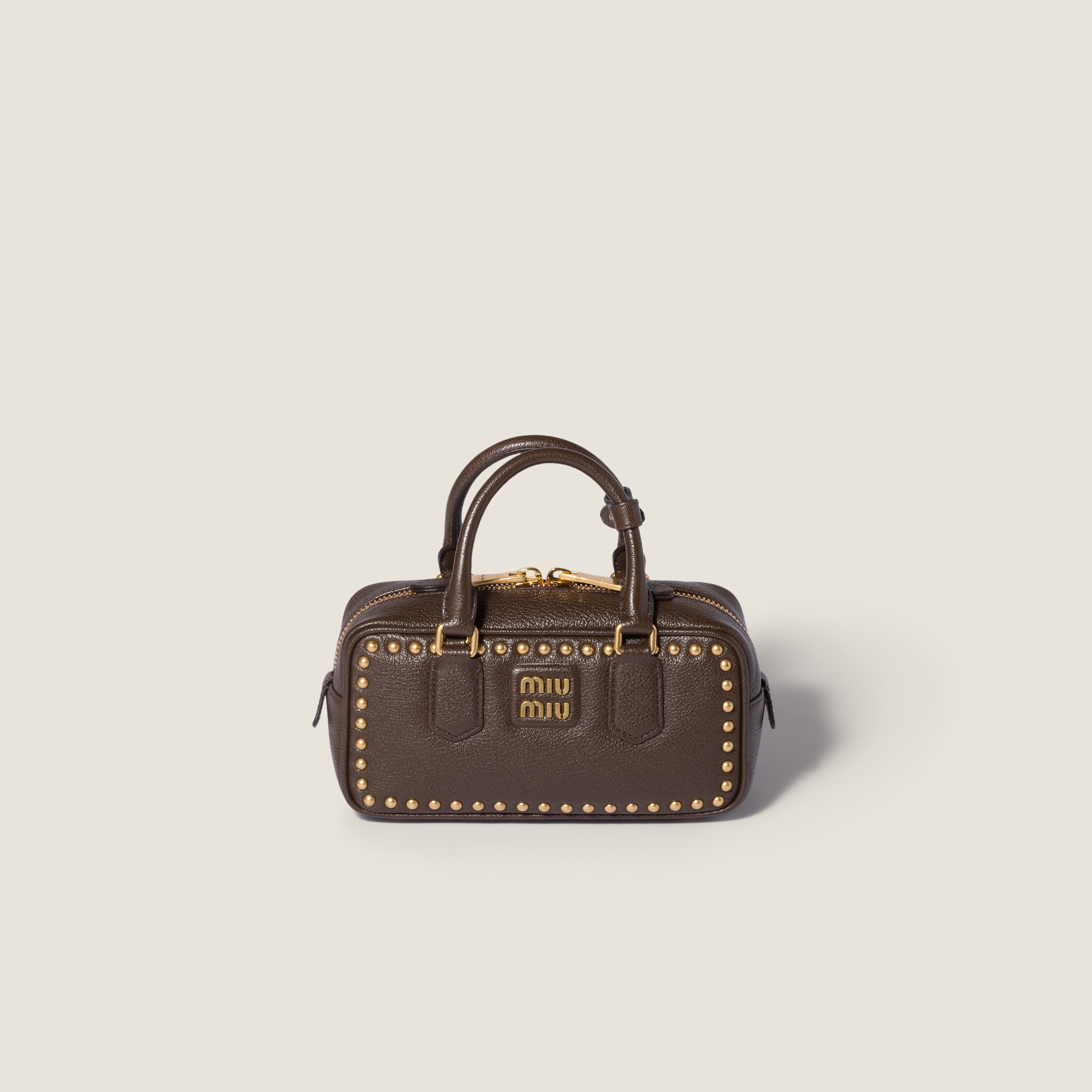 Miu Miu Arcadie studded leather bag
