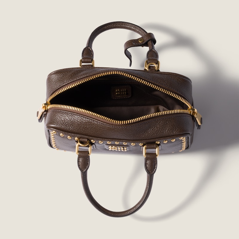 Sac Arcadie en cuir clouté