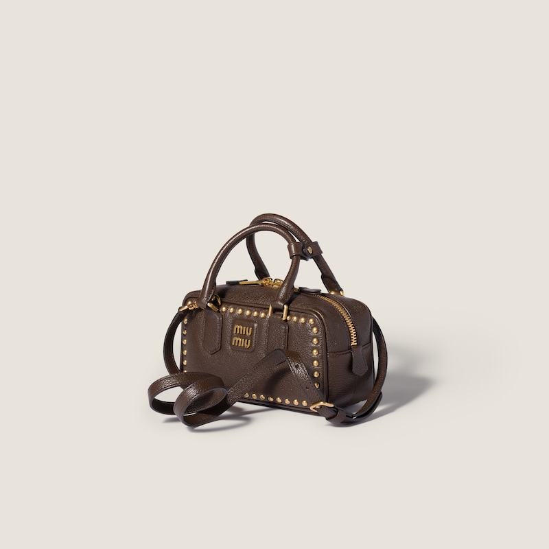 Sac Arcadie en cuir clouté