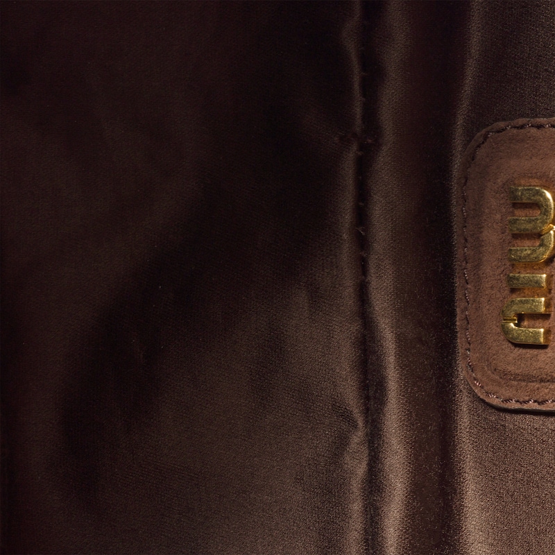 Arcadie matelassé suede bag