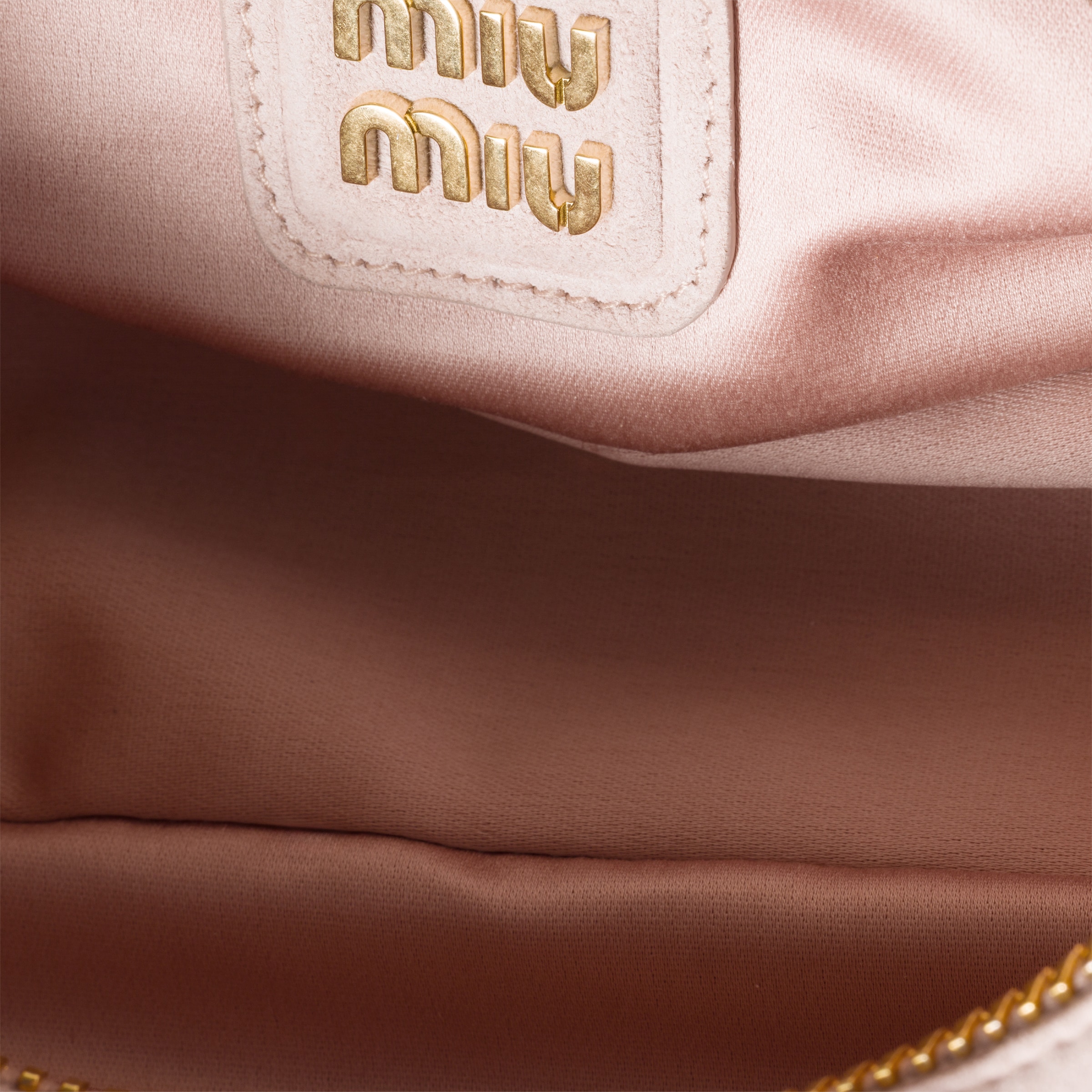 Miu Miu Arcadie Matelassé Suede Bag In Orange