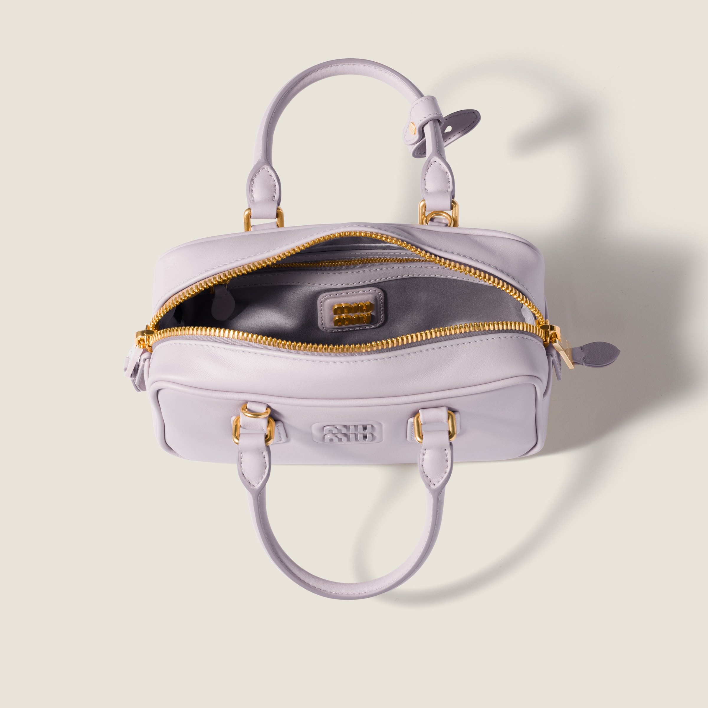 ウィステリアパープル アルカディ レザー バッグ | Miu Miu - 日本