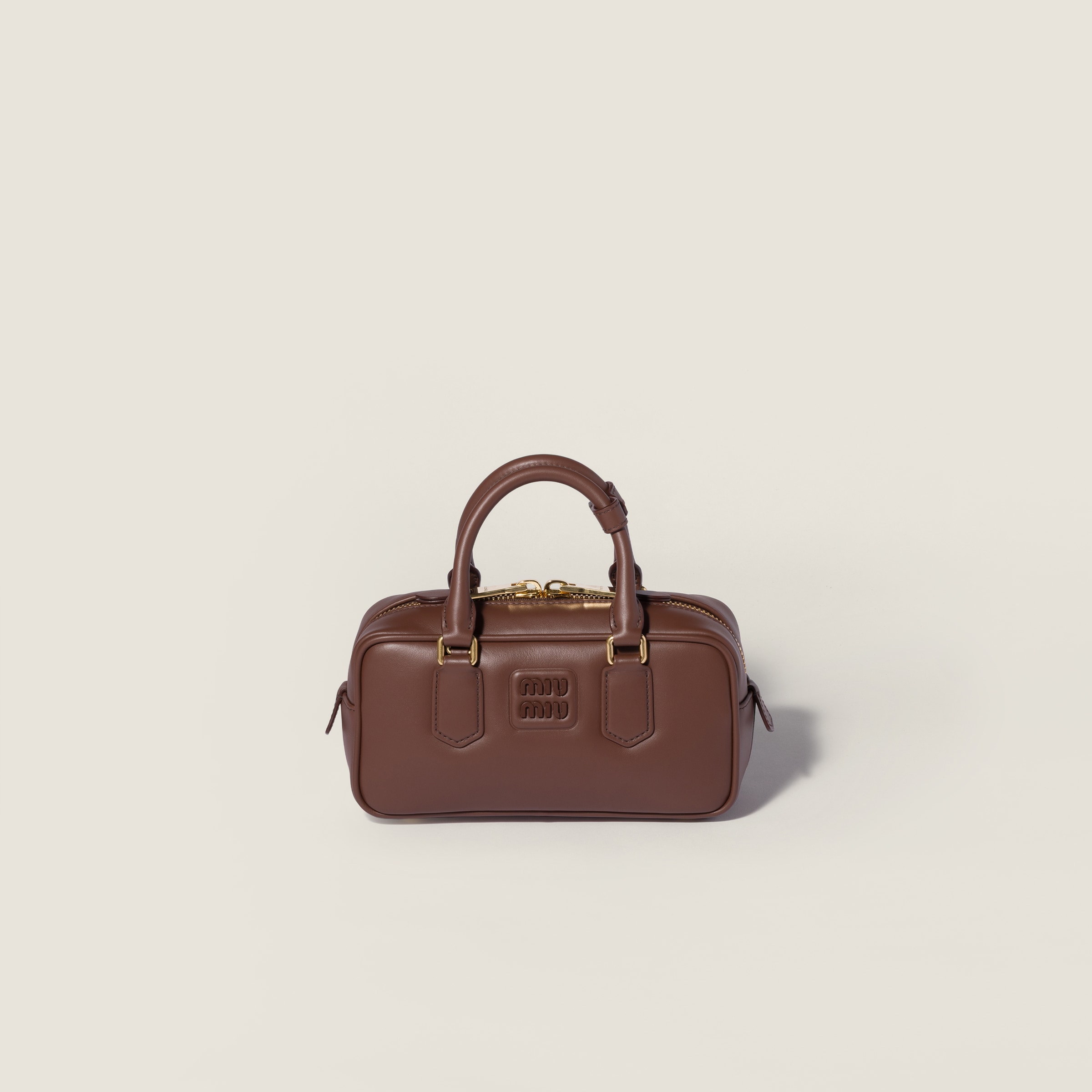 Arcadie leather bag by Miu Miu