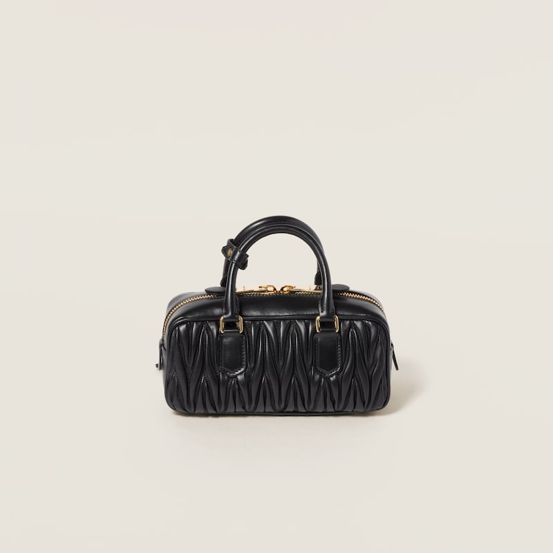 Arcadie matelassé nappa leather bag