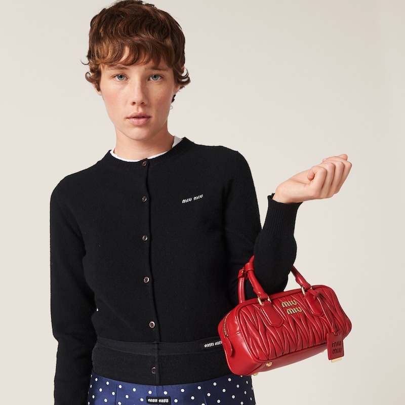 Sac Arcadie en cuir nappa matelassé