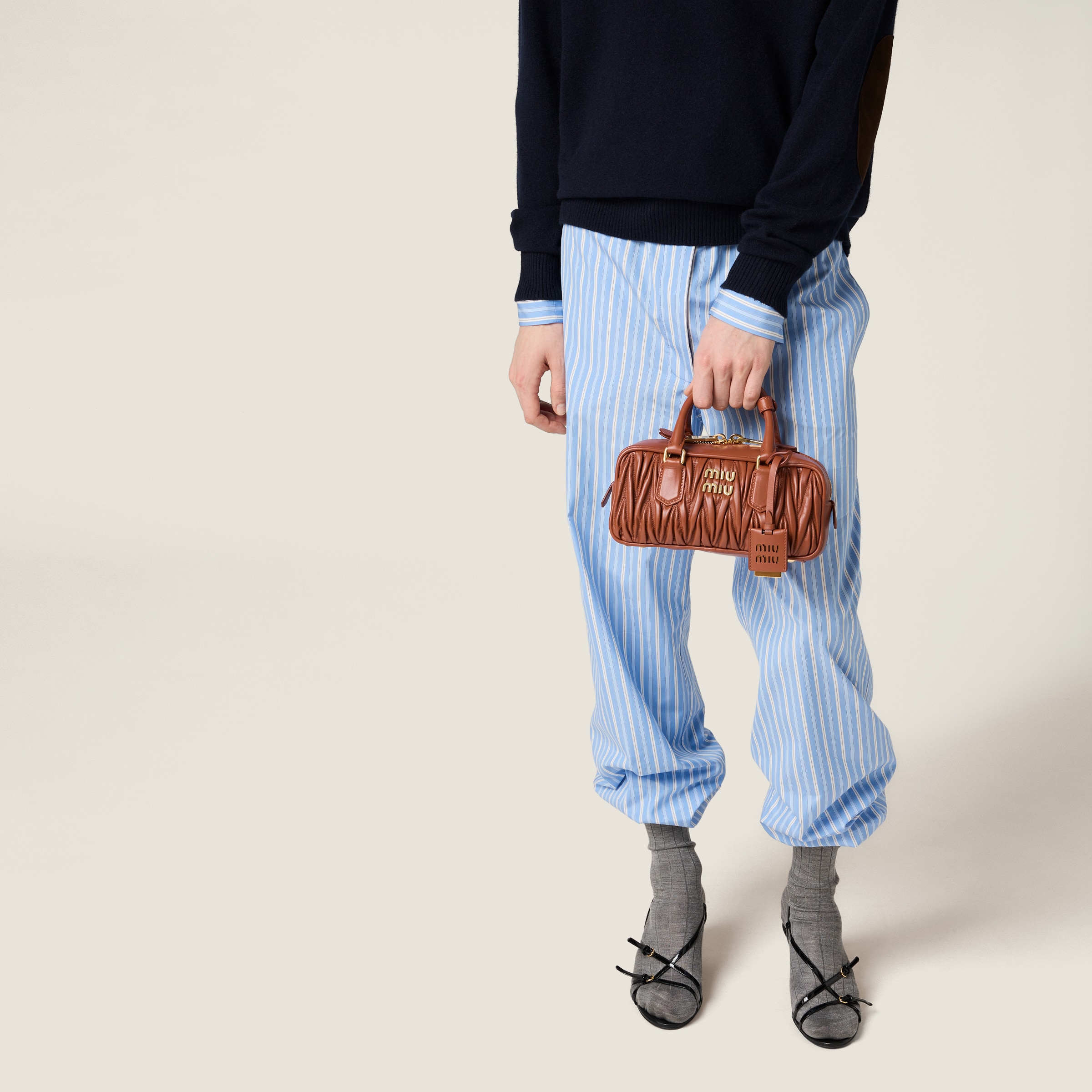 Miu Miu Arcadie Matelassé Nappa Leather Bag