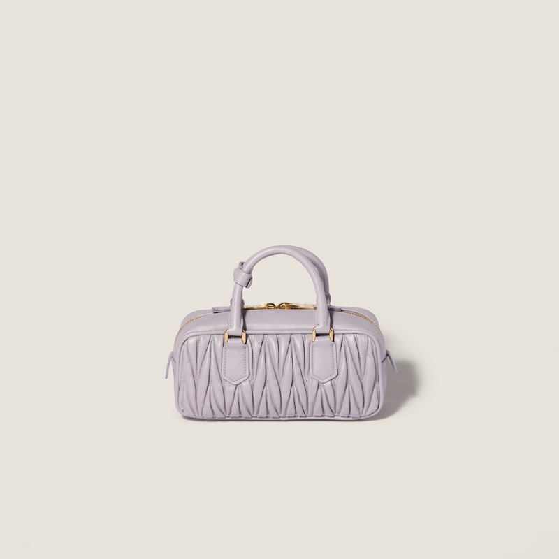 Arcadie matelassé nappa leather bag