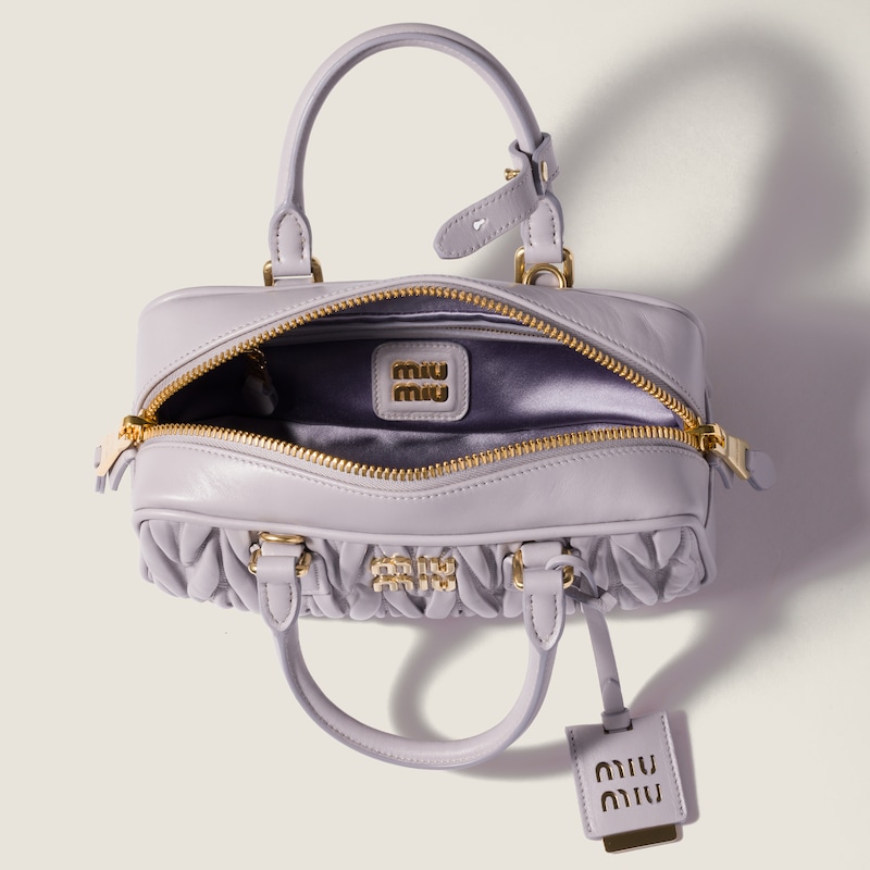 Arcadie matelassé nappa leather bag