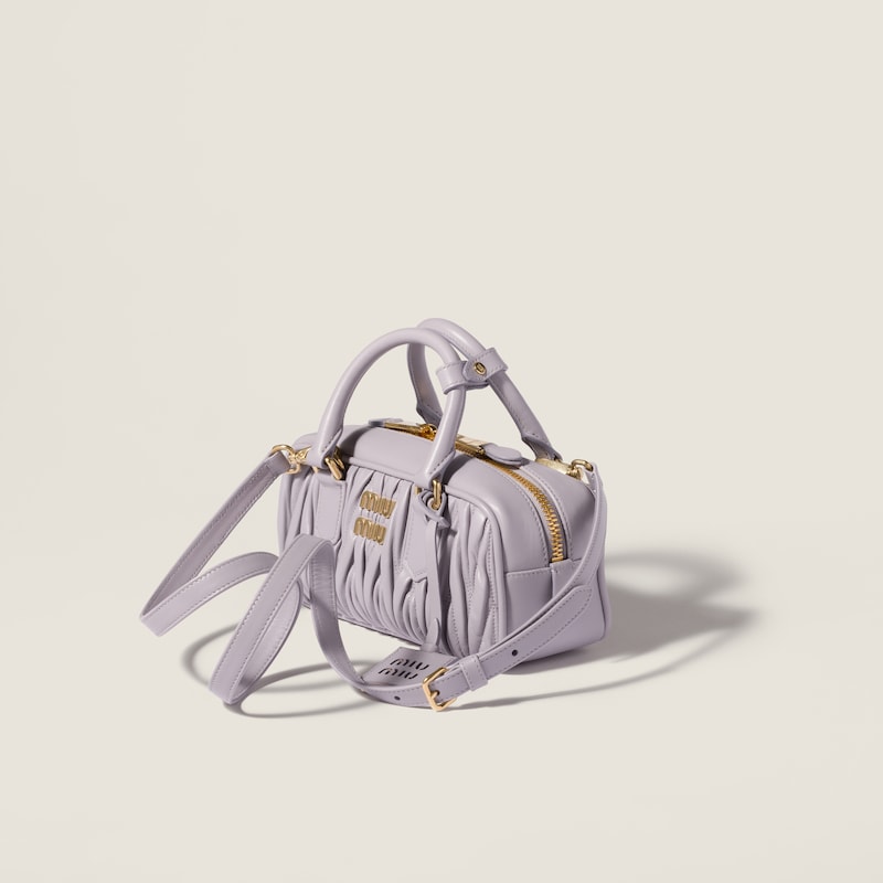 Arcadie matelassé nappa leather bag