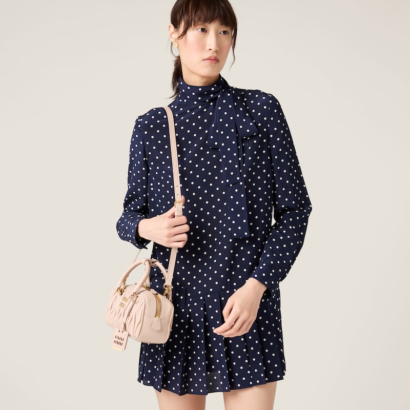 Sac Arcadie en cuir nappa matelassé