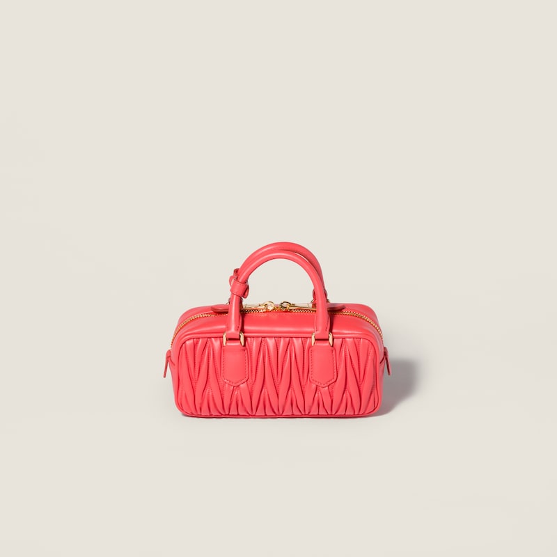 Arcadie matelassé nappa leather bag