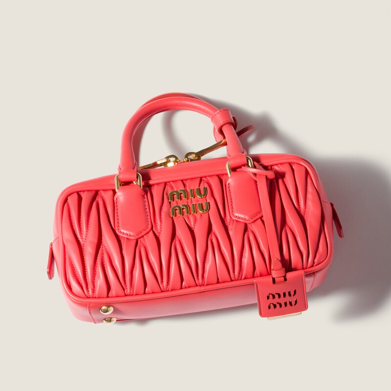 Arcadie matelassé nappa leather bag