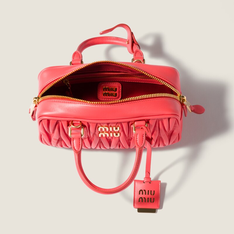 Arcadie matelassé nappa leather bag